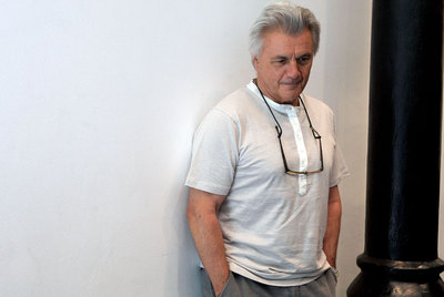 El escritor John Irving, en Barcelona donde presentó su libro  La última noche en Twisted River.  