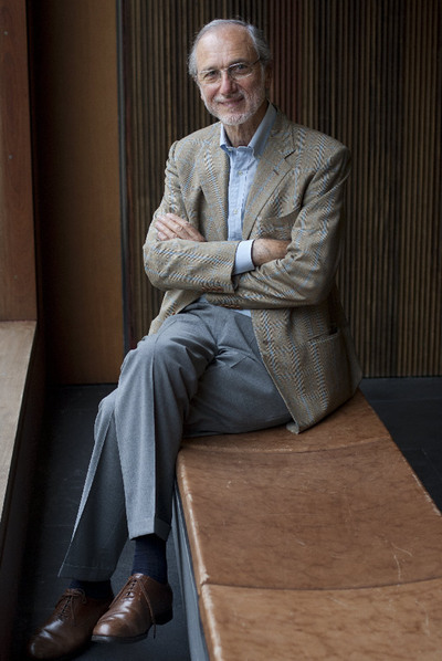 Renzo Piano durante un descanso del congreso  Arquitectura: más por menos.    
