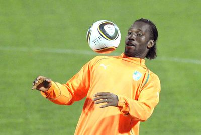 Drogba ya se entrena