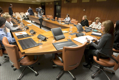 Sesión constitutiva de la comisión de investigación parlamentaria sobre el       caso Margüello    el pasado mes de noviembre. 