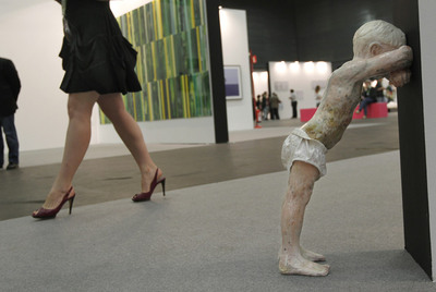   El escondite,  de Luis Alhama, estudiante de la Universidad de Valencia, una de las obras expuestas en Ikas Art. 