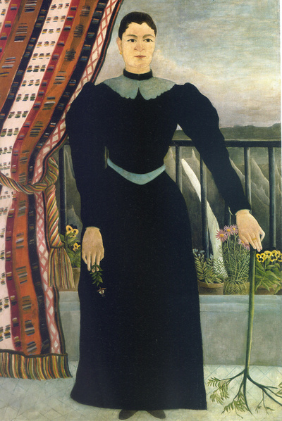  Portrait de femme  (1895), de Henri Rousseau (Laval, 1844-París, 1910), se exhibe en en el Museo Guggenheim Bilbao.