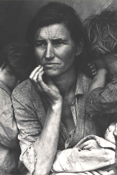  La madre inmigrante,  de Dorothea Lang.