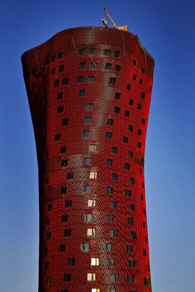 El hotel Santos Porta Fira, en L'Hospitalet de Llobregat.