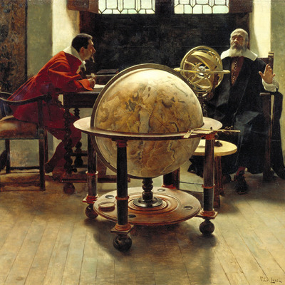  Galileo y Viviani,  cuadro de 1892.