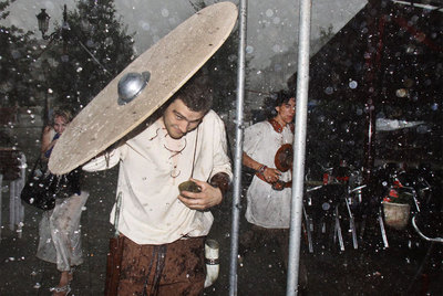 Una tormenta provoca el caos en Lugo