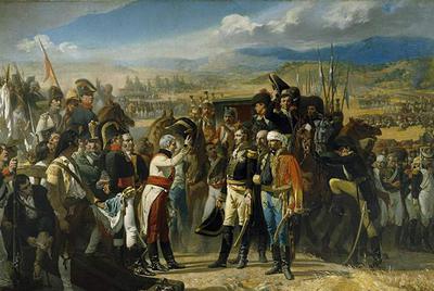  La rendición de Bailén,  cuadro de José Casado de Alisal.