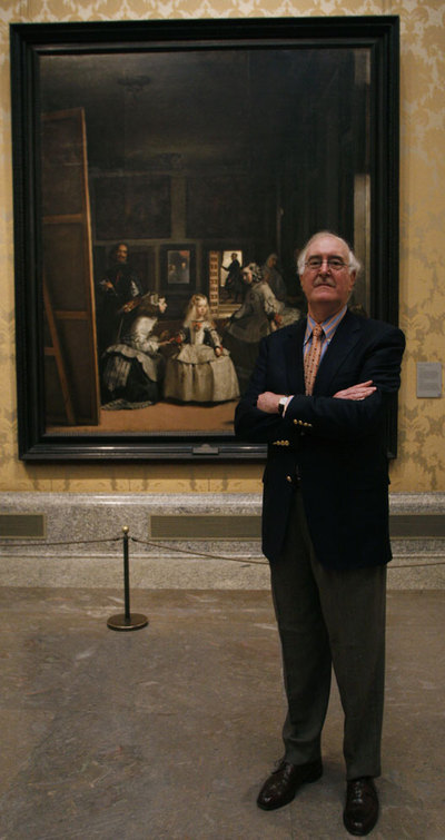 Jonathan Brown, especialista en Velázquez, ante  Las Meninas .