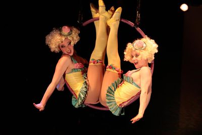 Un momento del espectáctulo  ¿Pasión sin puñales?,  producido por el Teatro Circo Price.