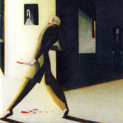 Ilustraciones de Lorenzo Mattotti en  El cuervo  el libro de Lou Reed inspirado en el poema de Edgar Allan Poe.