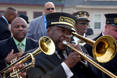 Wendell Pierce,  en una imagen de la serie  Treme,  de la cadena HBO.