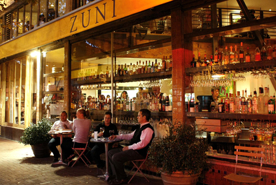 Fachada del Zuni Café, en San Francisco