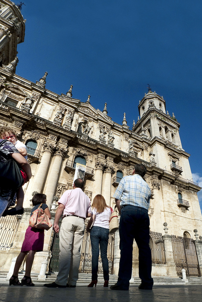Fachada oeste de la catedral de Jaén
