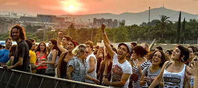 El fútbol ganó a la música
