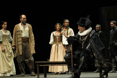 Un momento de  El alcalde de Zalamea,  interpretada por la Compañía Nacional de Teatro Clásico.