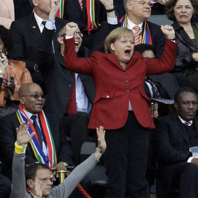 El grito de Merkel: "Abrumador, un sueño hecho realidad