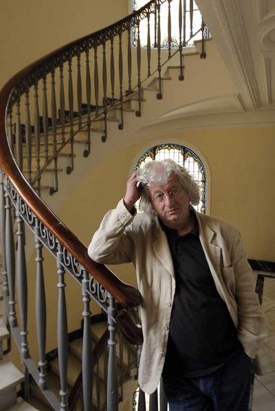 Peter Esterházy, en la Embajada de Hungría en Madrid.