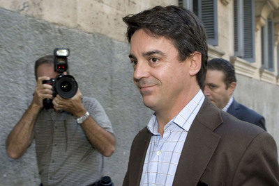 Javier Rodrigo de Santos a la entrada de la Audiencia de Baleares, donde fue juzgado el pasado octubre.