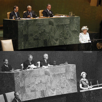 ISABEL II EN LA ONU, MÁS DE MEDIO SIGLO DESPUÉS