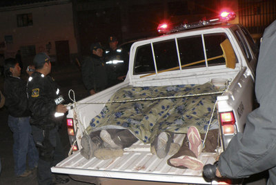 "Volvíamos de compras y una rueda se salió del camino"