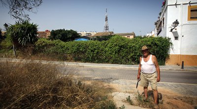 Vicent Tamarit, en Beniferri, donde fue muchos años alcalde pedáneo.