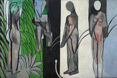  Bañistas en el río ( 1909-1910), de Henri Matisse, cuadro cuya restauración ha inspirado la exposición del MoMA.