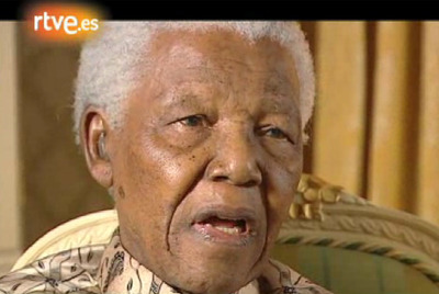Captura del reportaje de  En portada  dedicado a Nelson Mandela.
