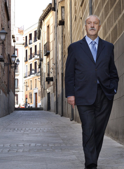 Vicente Del Bosque, entrenador de la selección española de fútbol.