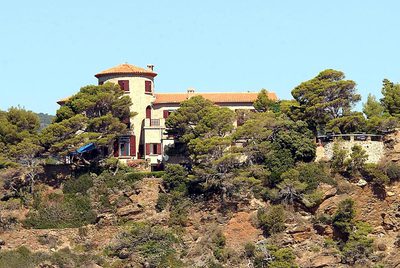 Propiedad  familiar de Carla Bruni en Saint-Tropez.