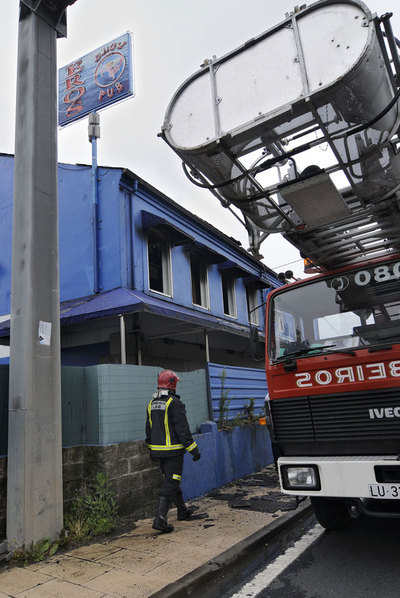 Un fuego provocado destruye un club del caso 'Carioca'