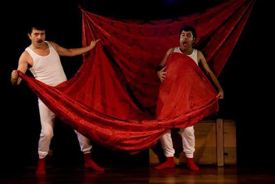 Una escena del montaje  Shakespeare para ignorantes , en el Teatro de Madrid.