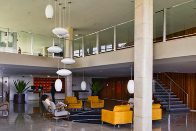 Interior del hotel Brasilia Palace en Brasilia.