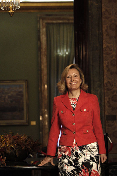 La delegada del Gobierno, Amparo Valcarce.