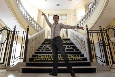 El bailarín y director Ángel Corella, en el Círculo de Bellas Artes.
