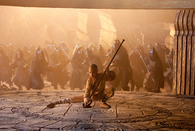 Fotograma de  Airbender, el último guerrero .