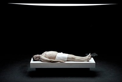 El actor Pere Arquillué en su interpretación del monólogo  Primer amor .