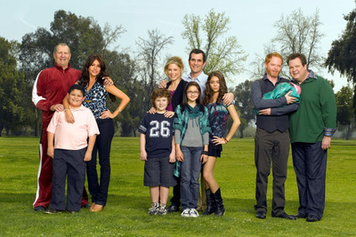 Los actores principales de  Modern family.  