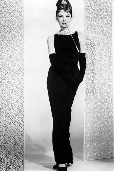 Audrey Hepburn en  Desayuno con diamantes. 
