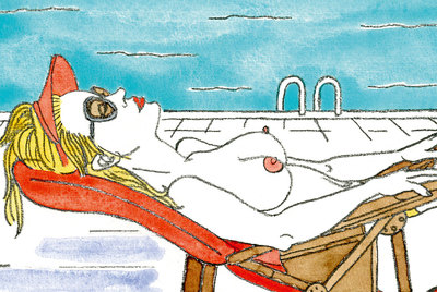 Ilustración de Verano húmedo