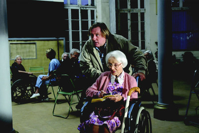 Gérard Depardieu y Gisèle Casadesus, en  Mis tardes con Margueritte. 