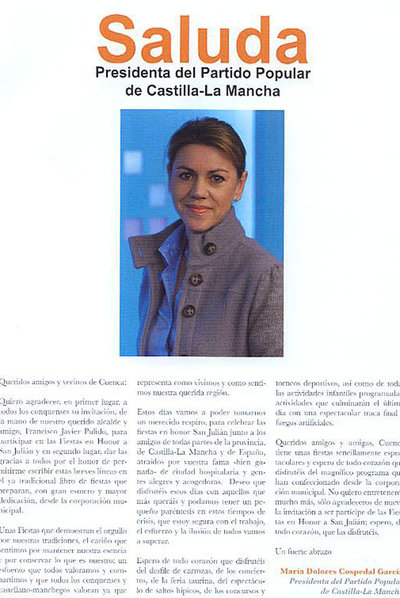 El anuncio de Cospedal.