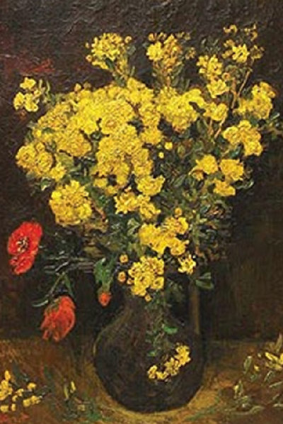 El cuadro de Van Gogh  Las amapolas. 