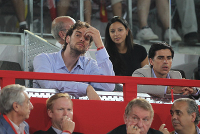 Pau Gasol, durante un momento del encuentro.