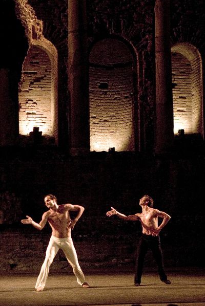 Un momento de la gala dedicada a Bernstein en Taormina.