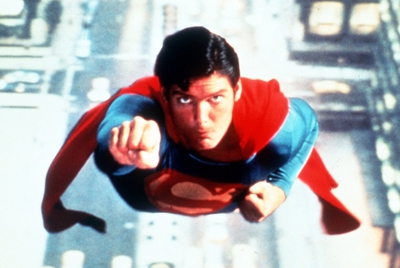Christopher Reeve, en el primer  Superman , de 1978.