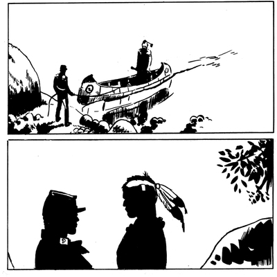 Imagen de  Sargento Kirk,  de H. G. Oesterheld y Hugo Pratt (Norma).