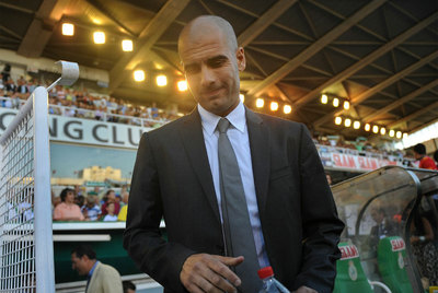 Pep Guardiola, tras el partido.