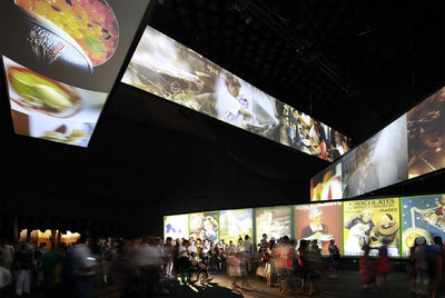 Un aspecto de la sala  Ciudades,  diseñada por Basilio Martín Patino.