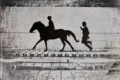  Leland Stanford Jr. sobre su pony Gypsy  (1879), de Muybridge.