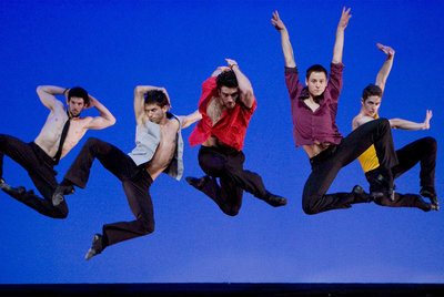 Los Amazing Boys of Dance en su espectáculo de danza  Rock the ballet .